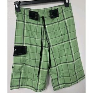 Nonwe Board Shorts Green Mens 28 Lined Swim‎